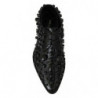 Scarpe broque in pelle nera con cristalli - EU39/US8.5