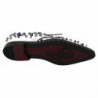 Scarpe broque in pelle bianca con cristalli - EU39/US8.5