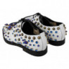 Scarpe broque in pelle bianca con cristalli - EU39/US8.5