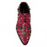 Scarpe broque in pelle rosa con cristalli - EU41/US10.5