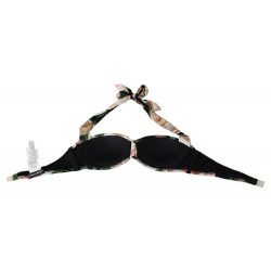 Top bikini da spiaggia con stampa floreale multicolore - IT1 - XS