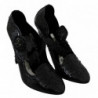 Scarpe con tacco CENERENTELLA in cristallo floreale nero - EU39/US8.5