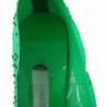 Scarpe con tacco CINDERELLA floreali in cristallo verde - EU39/US8.5