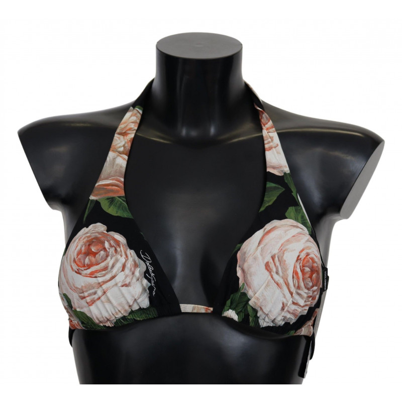 Top bikini da spiaggia con stampa floreale multicolore - IT1 - XS