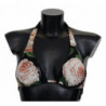 Top bikini da spiaggia con stampa floreale multicolore - IT1 - XS