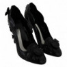 Scarpe con tacco CENERENTELLA in cristallo floreale nero - EU39/US8.5