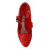 Scarpe con tacco CINDERELLA in cristallo floreale rosso - EU40/US9.5