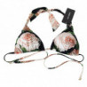 Top bikini da spiaggia con stampa floreale multicolore - IT1 - XS