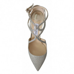 Scarpe décolleté Lancer 100 pelle color platino ghiaccio - EU41/US10.5
