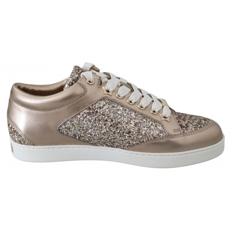 Scarpe da ginnastica Miami in pelle rosa balletto - EU35/US5