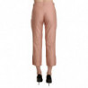 Pantaloni corti a vita alta in cotone rosa - IT44-L