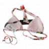 Top bikini con lucchetto a farfalla floreale multicolore - IT1 - XS
