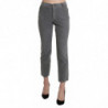 Pantaloni corti in cotone elasticizzato grigio - IT46-XL
