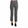 Pantaloni corti in cotone elasticizzato grigio - IT46-XL