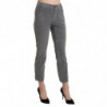 Pantaloni corti in cotone elasticizzato grigio - IT46-XL