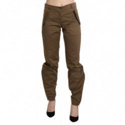 Pantaloni dritti in cotone...