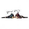 Top bikini con stampa di conchiglie nere - IT1 - XS