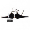 Top bikini con stampa di conchiglie nere - IT1 - XS