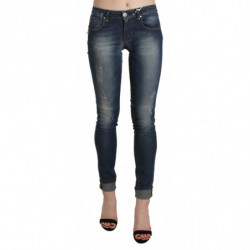 Pantaloni in denim corto...