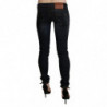Jeans skinny in denim nero lavato a vita bassa - W26