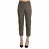 Pantaloni eleganti corti a vita alta grigi - IT46-XL