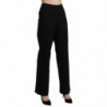 Pantaloni eleganti neri a vita alta dritti - IT50-3XL