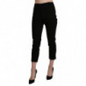 Pantaloni eleganti corti skinny a vita alta neri - IT44-L