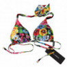 Top bikini da bagno con stampa floreale multicolore - IT1 - XS