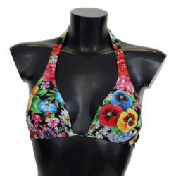 Top bikini da bagno con stampa floreale multicolore - IT1 - XS