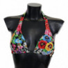 Top bikini da bagno con stampa floreale multicolore - IT1 - XS