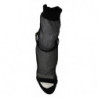 Sandali con tacco a spillo elasticizzati in tulle nero - EU41/US10.5