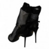 Sandali con tacco a spillo elasticizzati in tulle nero - EU41/US10.5