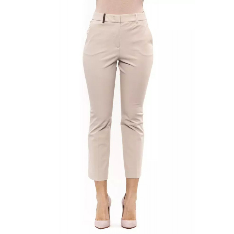 Jeans e pantaloni in cotone beige - W42
