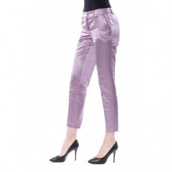 Jeans e pantaloni in cotone viola - W44