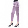 Jeans e pantaloni in cotone viola - W44