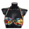 Top bikini da bagno con stampa floreale multicolore - IT1 - XS