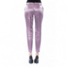 Jeans e pantaloni in cotone viola - W44