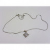 Collana con pendente e strass - Forma Romboidale