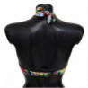 Top bikini da bagno con stampa floreale multicolore - IT1 - XS