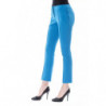 Jeans e pantaloni in poliestere azzurro - W38