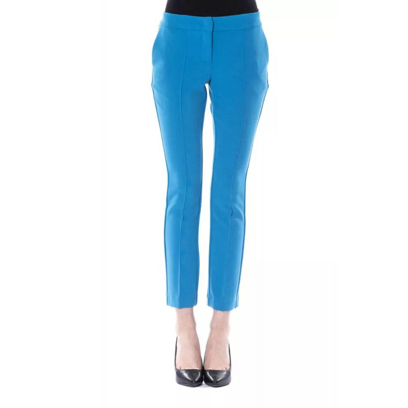 Jeans e pantaloni in poliestere azzurro - W40