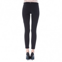 Jeans e pantaloni in poliestere nero - W40