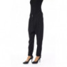 Jeans e pantaloni in poliestere nero - W46