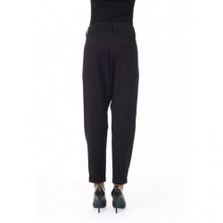 Jeans e pantaloni in poliestere nero - W46
