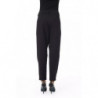 Jeans e pantaloni in poliestere nero - W46