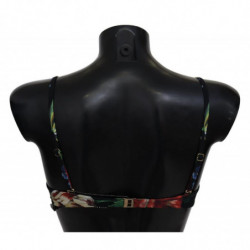 Top bikini da bagno con stampa floreale multicolore - IT1 - XS