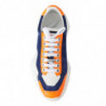 Sneaker in pelle blu arancione diamante - EU37/US7