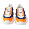 Sneaker in pelle blu arancione diamante - EU37/US7