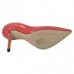 Décolleté con tacco in vernice rosa scuro - EU35/US4.5
