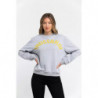 Maglione di cotone grigio - L